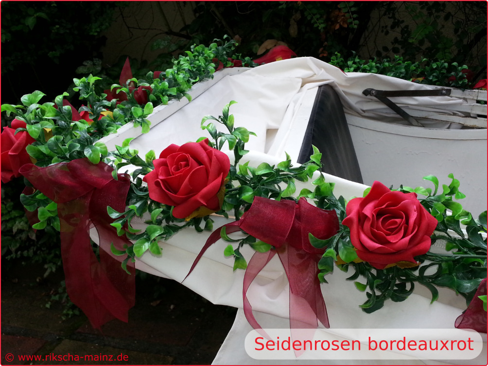 Seidenblumen rordeaurot